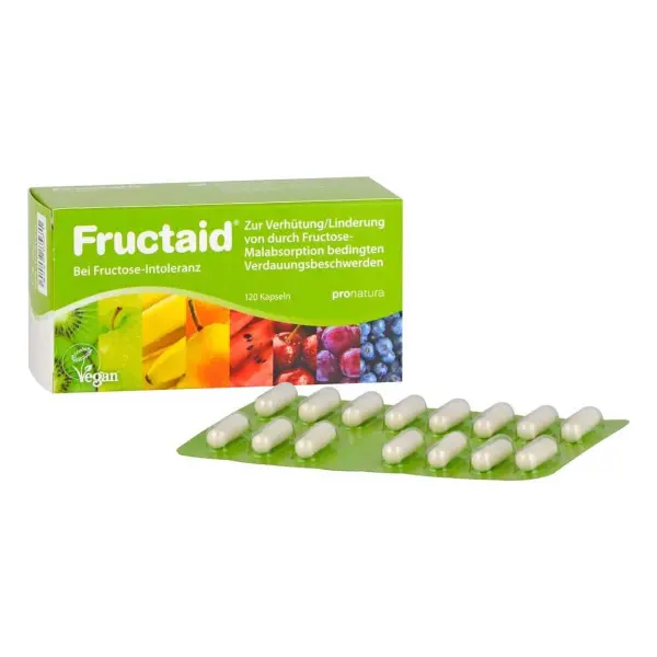 Fructaid kapszula 120x fruktózérzékenység enzim