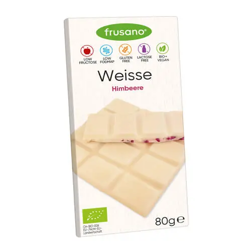 Fehércsoki málnadarabokkal