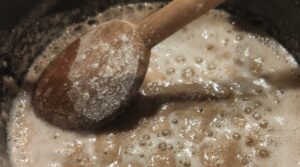 főzelék lehetséges sűrítési módja