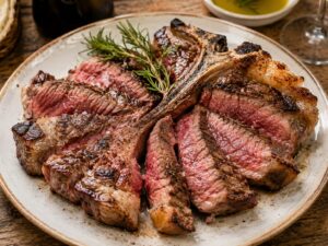 Bistecca alla Fiorentina – hagyományos toszkán steak parázson sütve