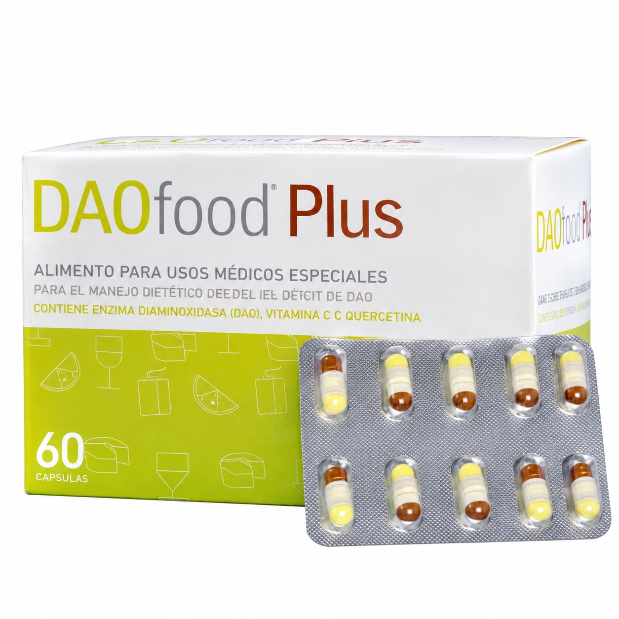 DAOfood Plus DAO enzim kapszula 60x hisztaminérzékenyeknek
